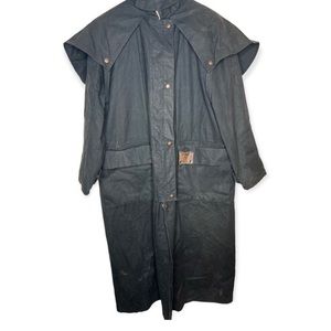 Vintage Australian Stockman Oilskin Trench